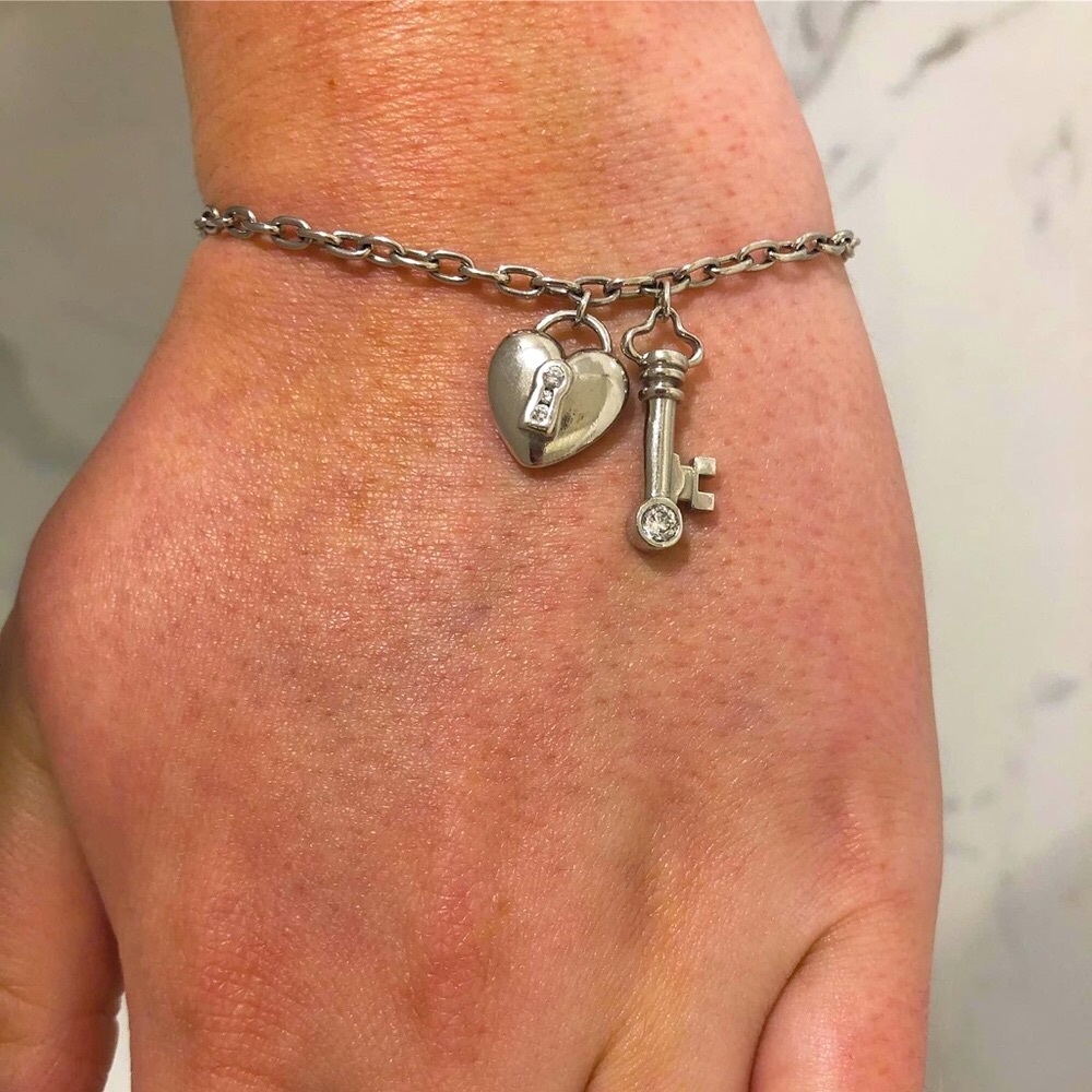 Solid 950 Platinum Diamond Bracelet